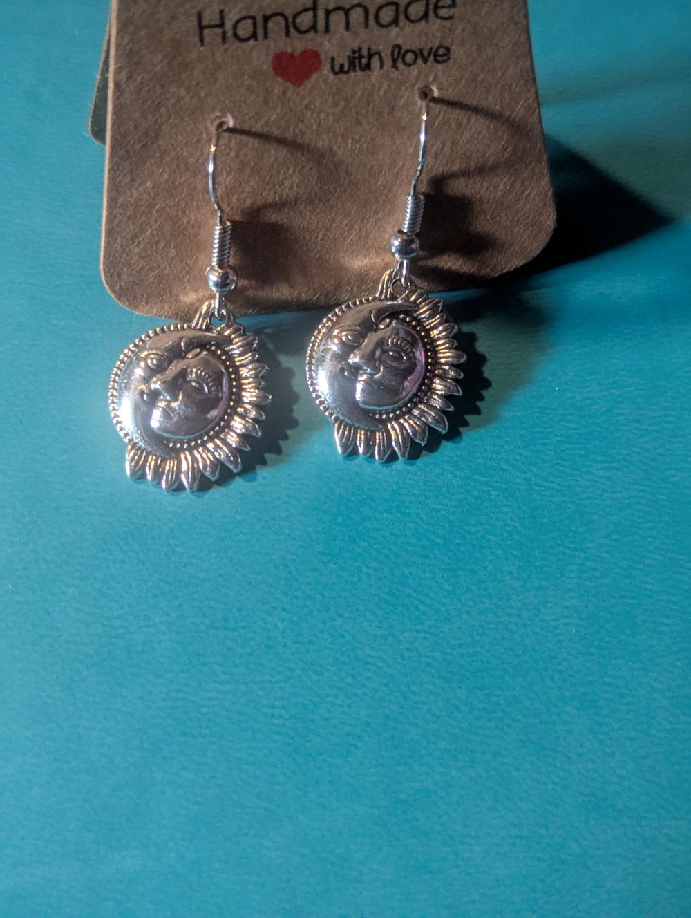 Sun and moon buddies earrings 