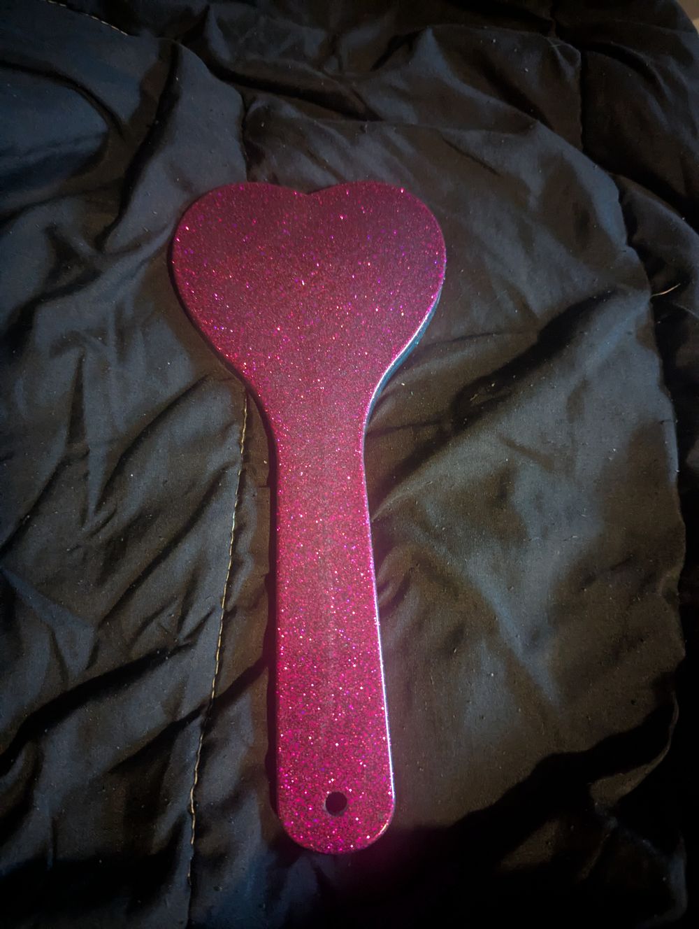 2-sided heart paddle 
