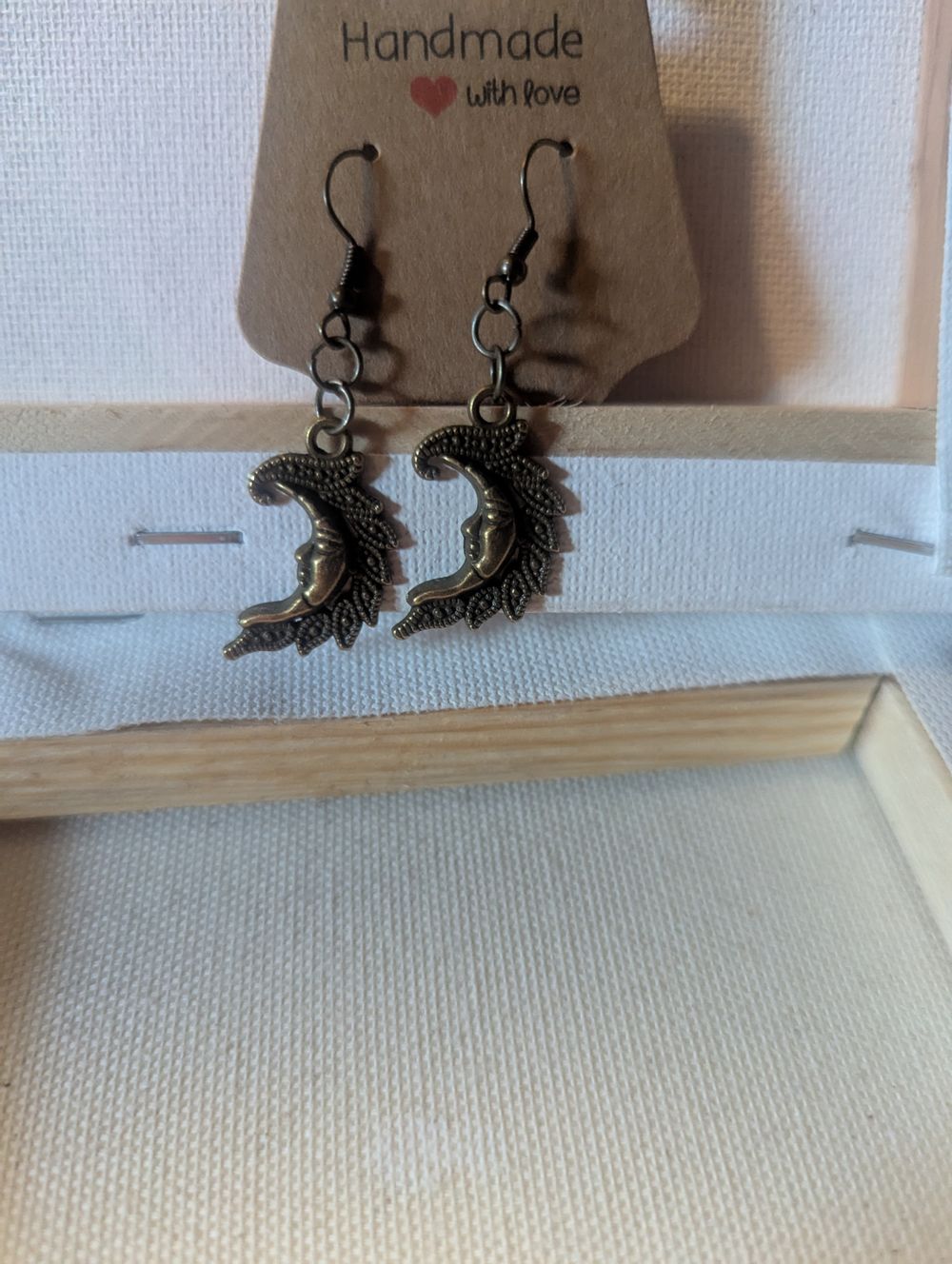 Brassy finish Mohawk moons