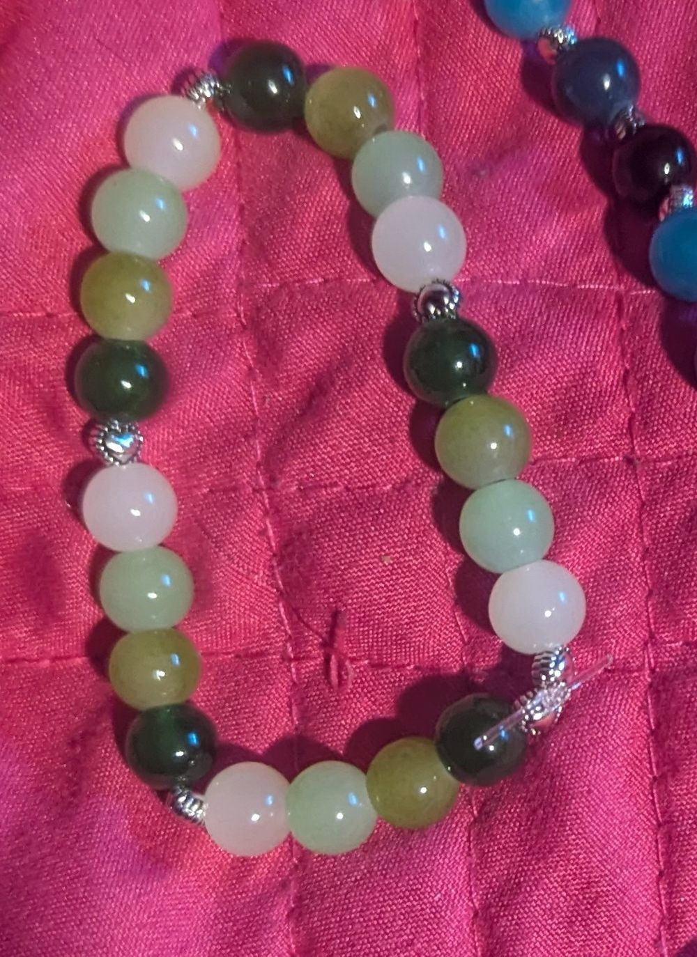 Ombre green bracelet 